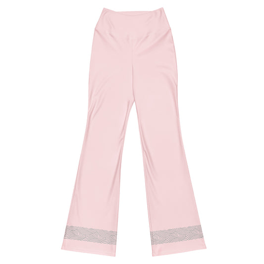 Leggings - Mallas anchas rosa claro deco gris