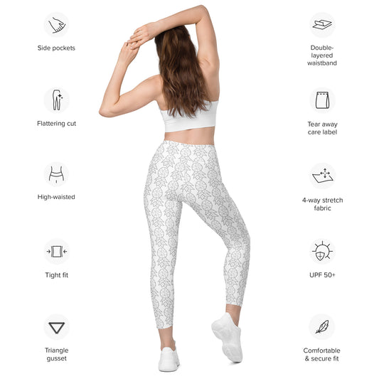 Leggings  con bolsillo Diseño de Piñas