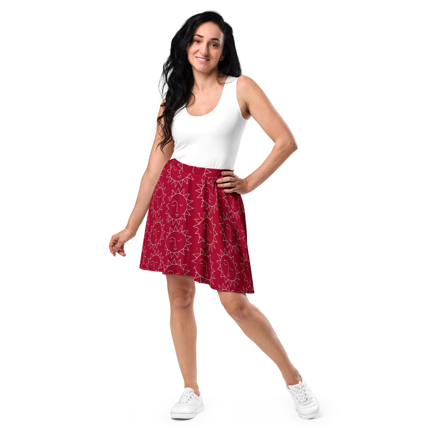 Falda Skater Carmine Sol : Intensité et réponse sur chaque tour ☀️🌹