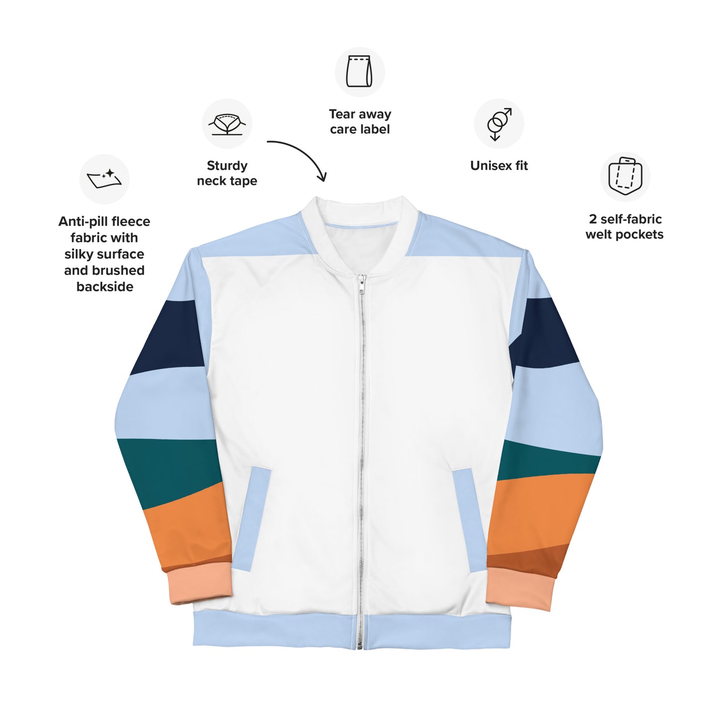Chaqueta bomber all over unisex