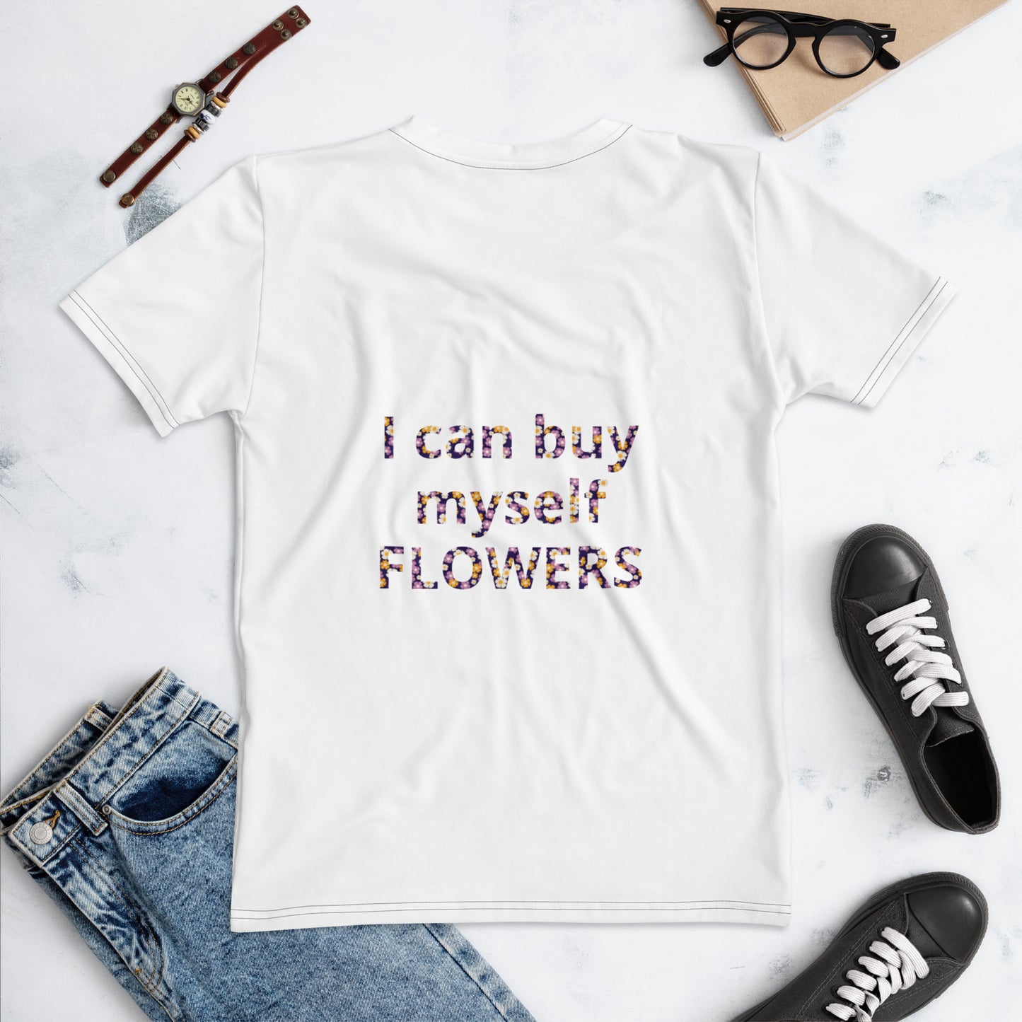 Camiseta "Autoflorecer Tee" – “I can buy myself flowers”