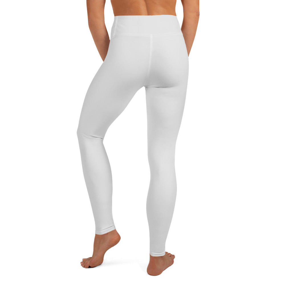 Leggings gris clair de yoga avec sac
