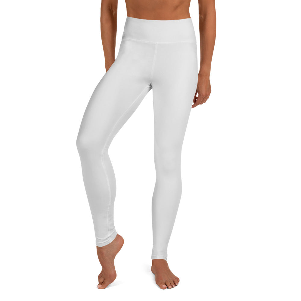 Leggings gris clair de yoga avec sac