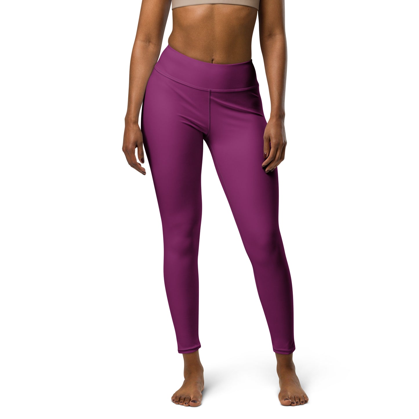 Leggings Berenjena de yoga avec sac