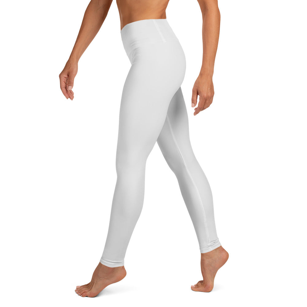 Leggings gris clair de yoga avec sac