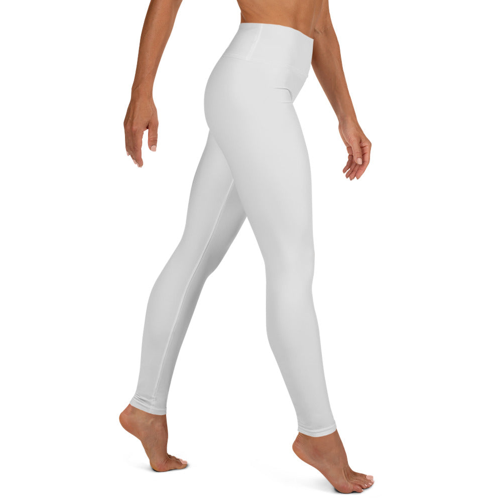 Leggings gris clair de yoga avec sac