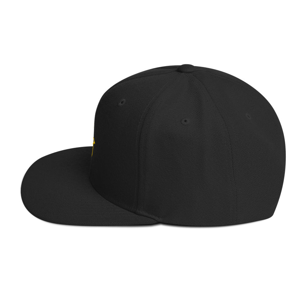 Gorra snapback Ave dorada