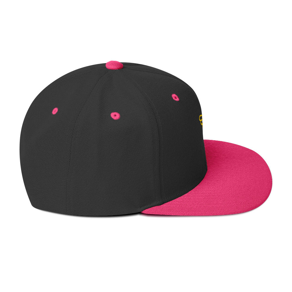 Gorra snapback Ave dorada
