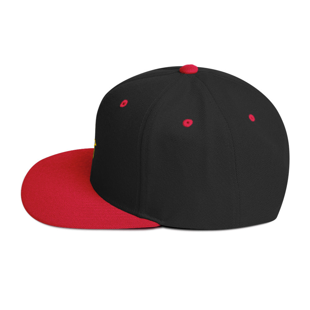 Gorra snapback Ave dorada