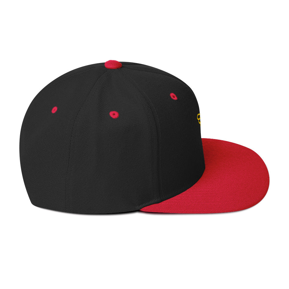 Gorra snapback Ave dorada