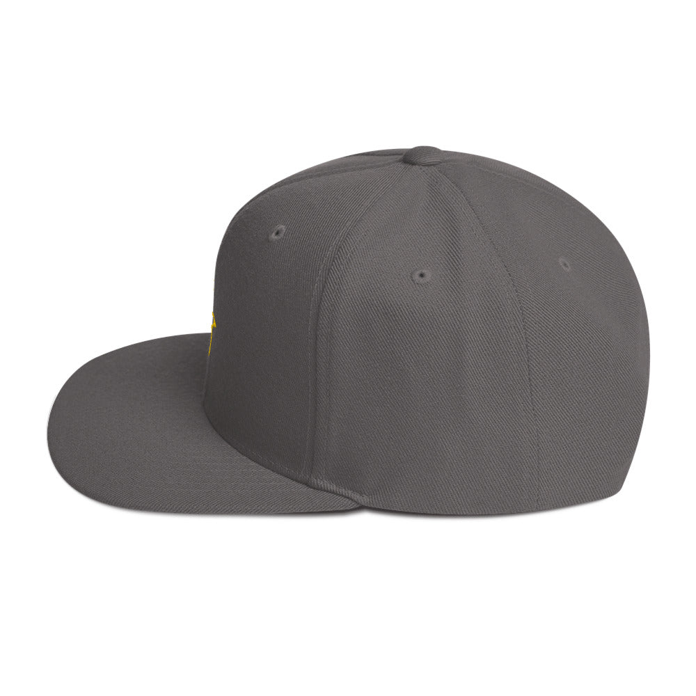 Gorra snapback Ave dorada