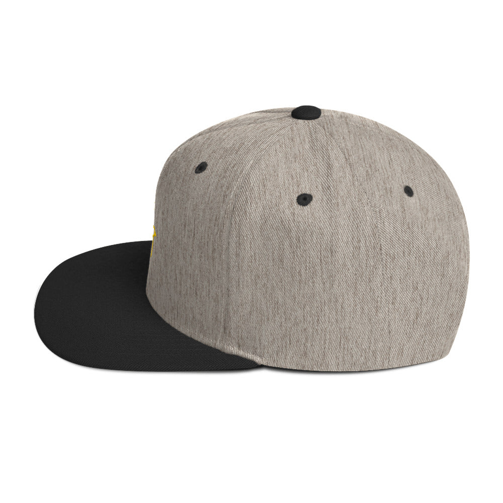 Gorra snapback Ave dorada