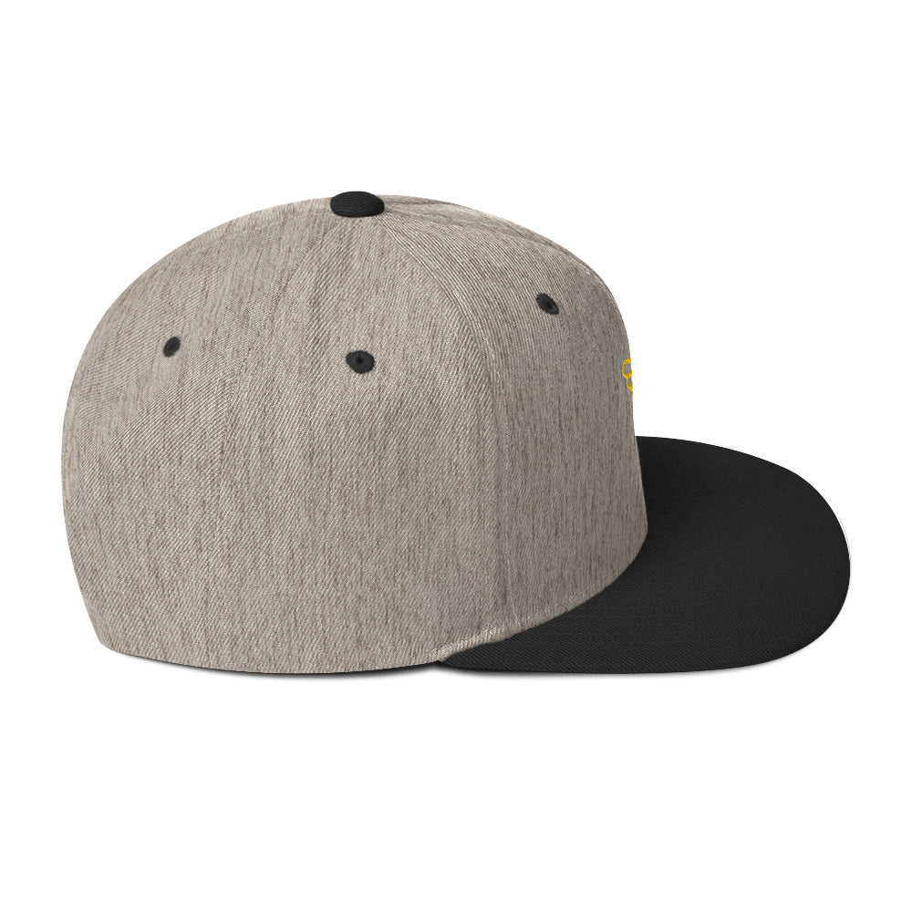 Gorra snapback Ave dorada