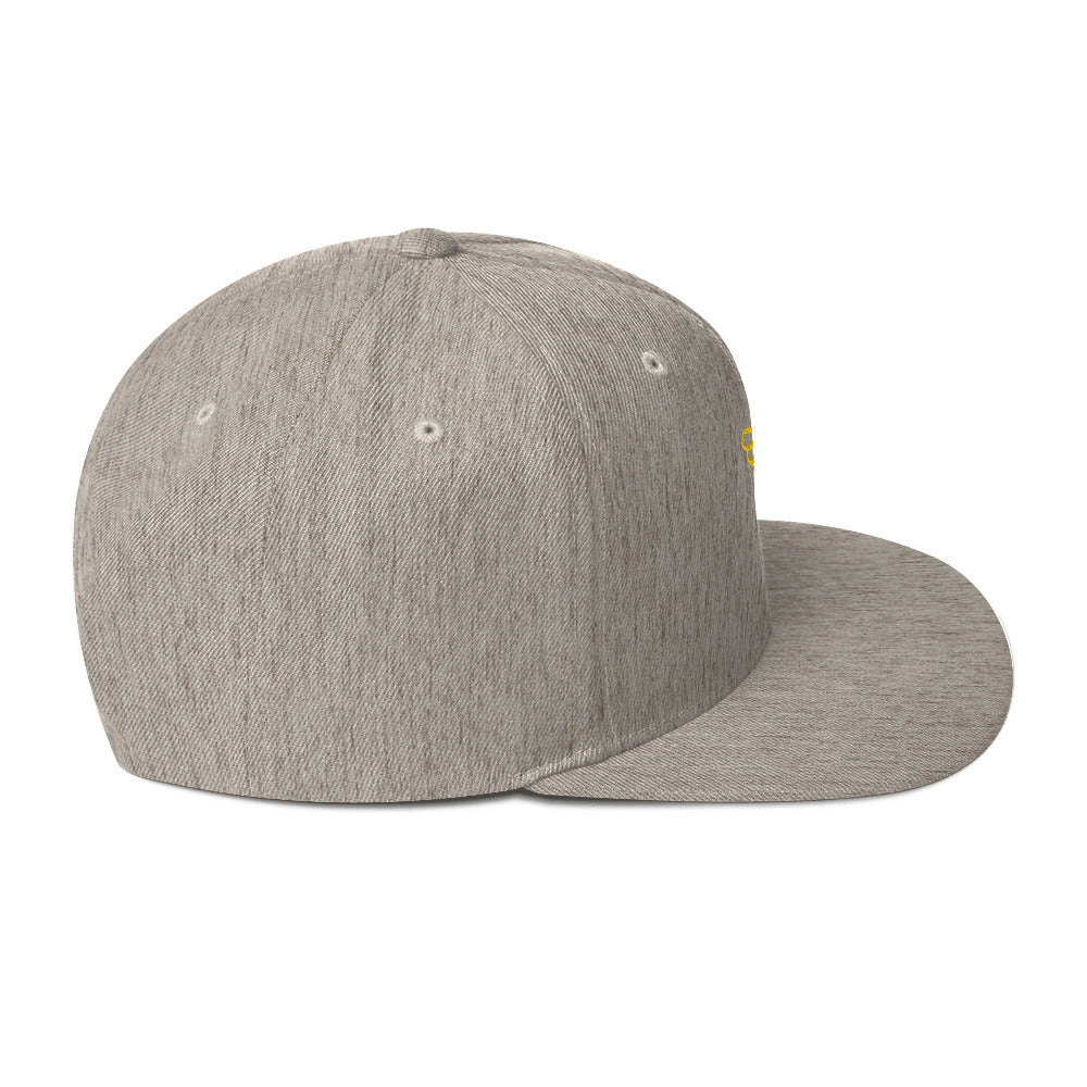 Gorra snapback Ave dorada