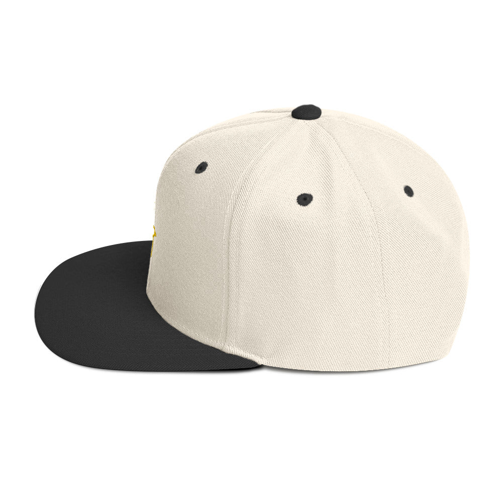 Gorra snapback Ave dorada