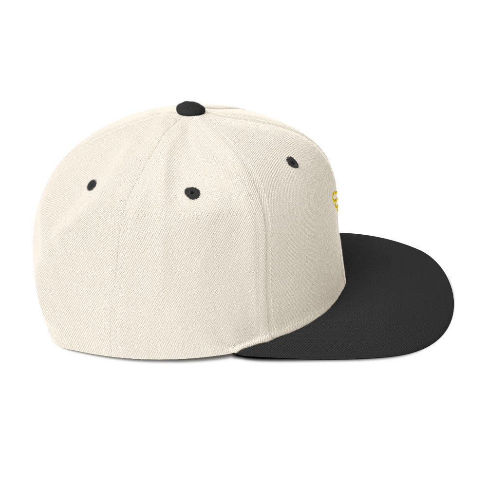 Gorra snapback Ave dorada