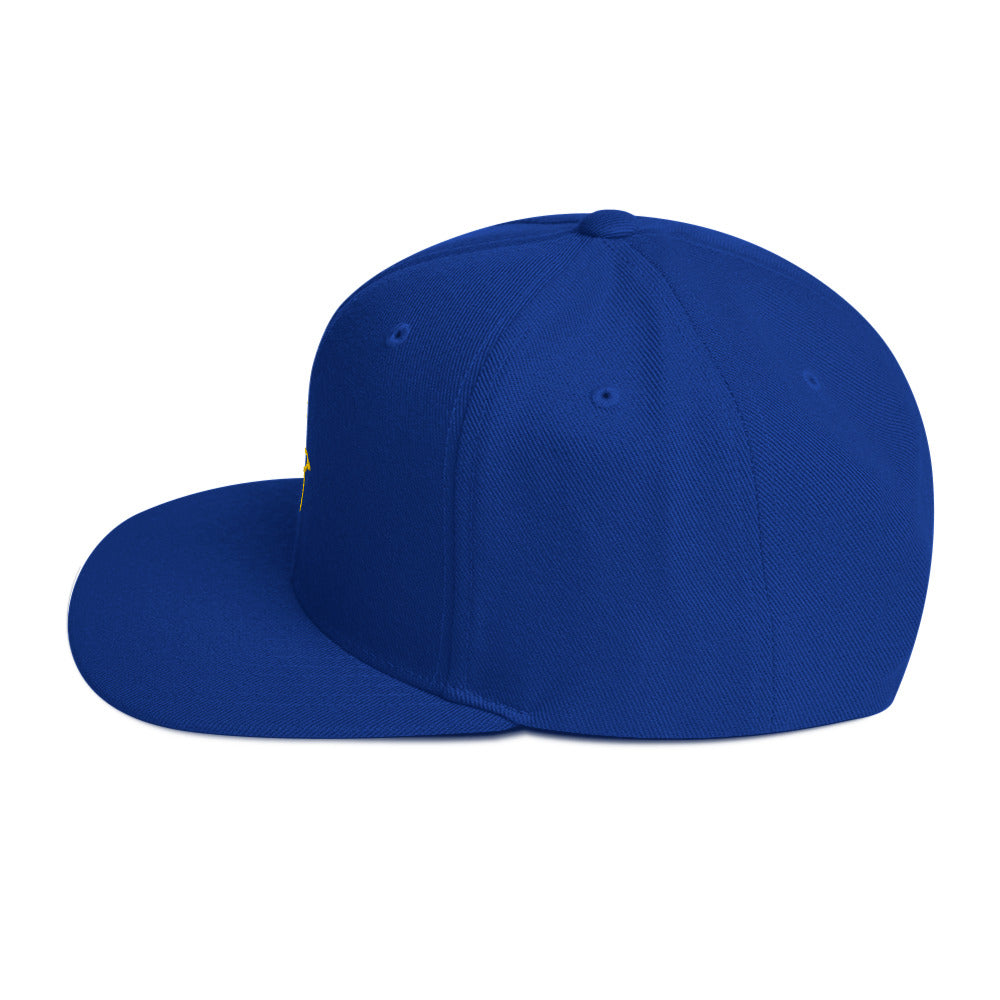 Gorra snapback Ave dorada