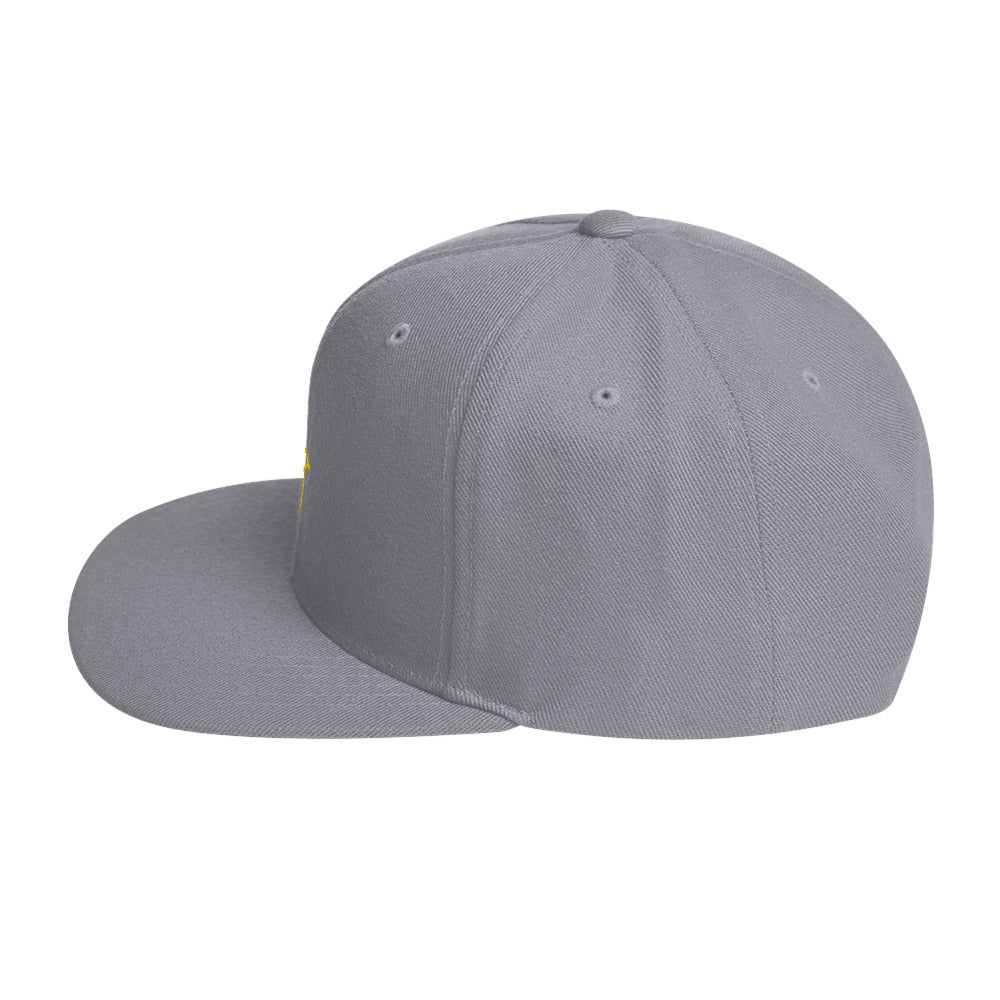 Gorra snapback Ave dorada