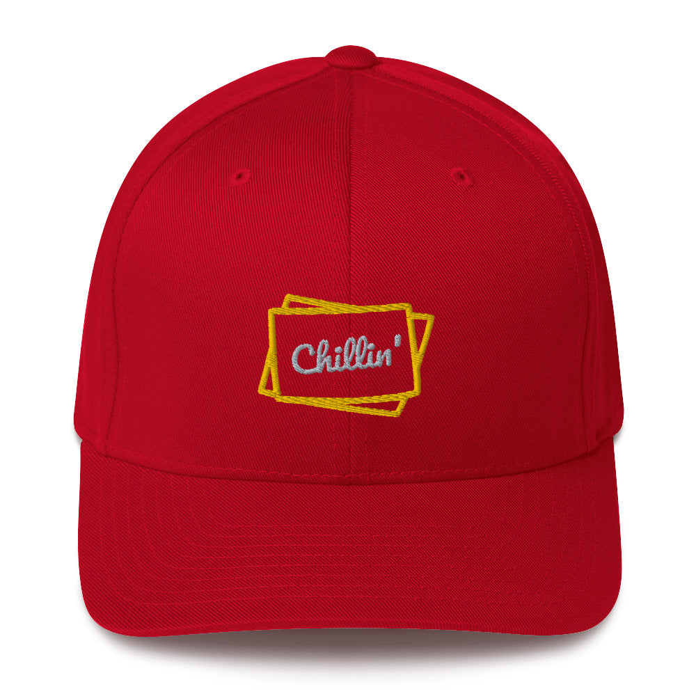 Gorra cerradas por detrás con un diseño Chillin