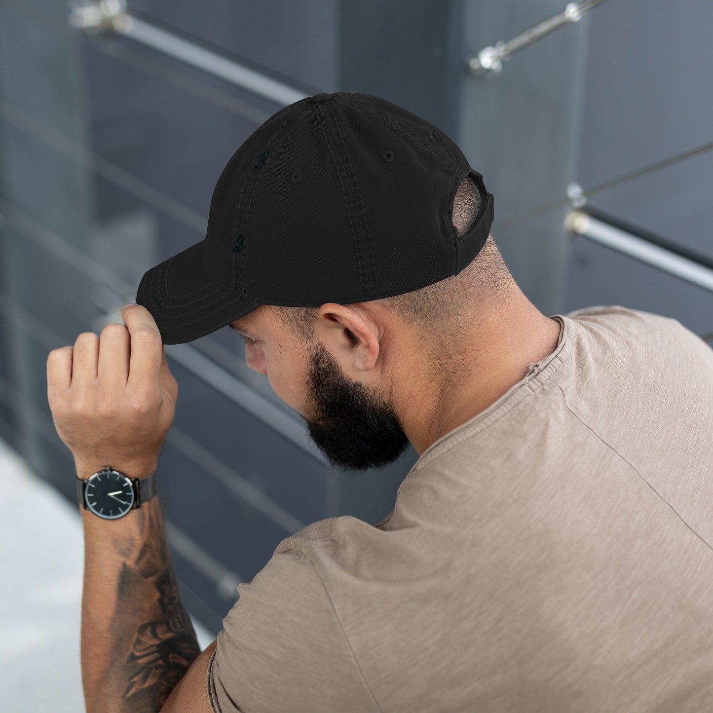 Gorra desgastada Bird