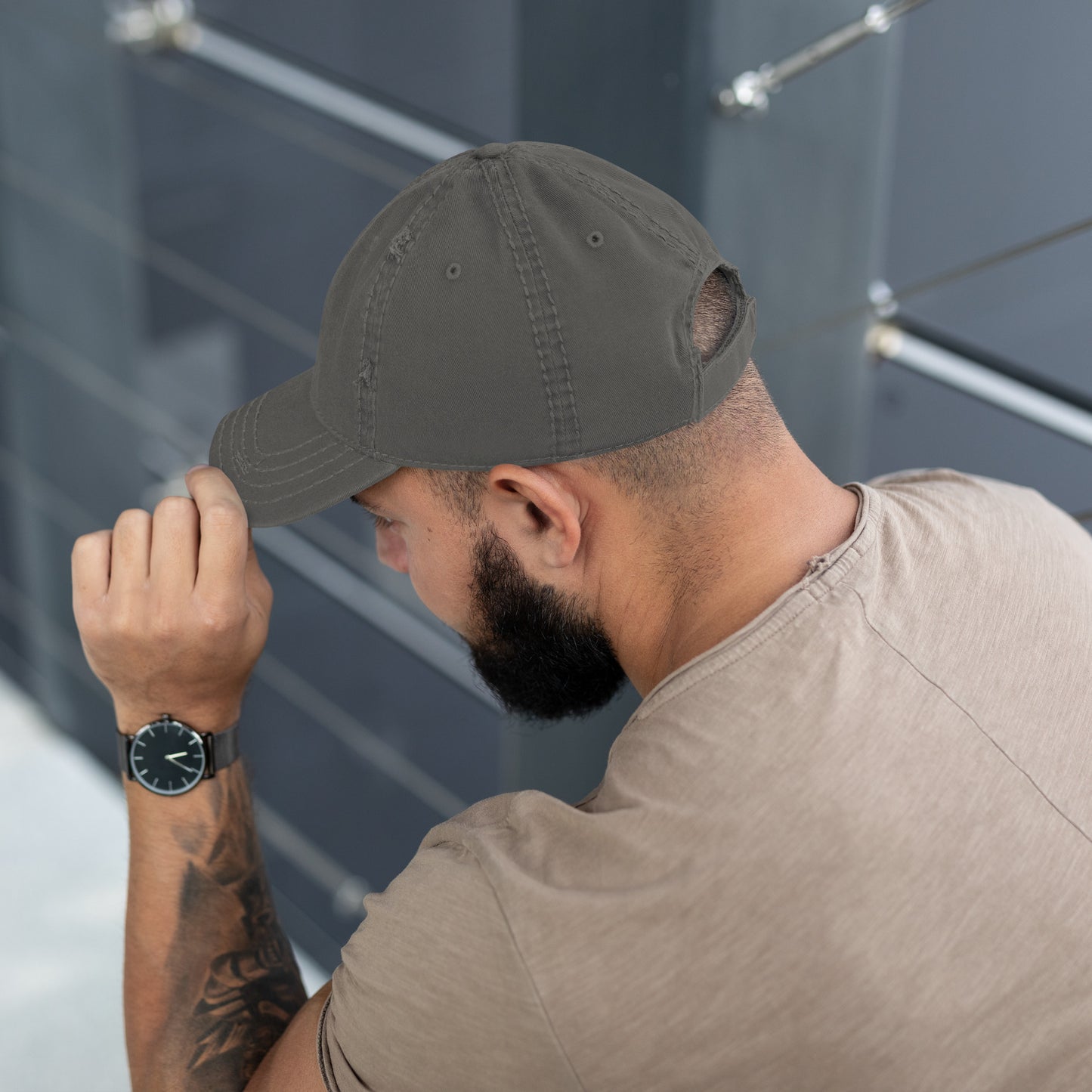 Gorra desgastada Bird