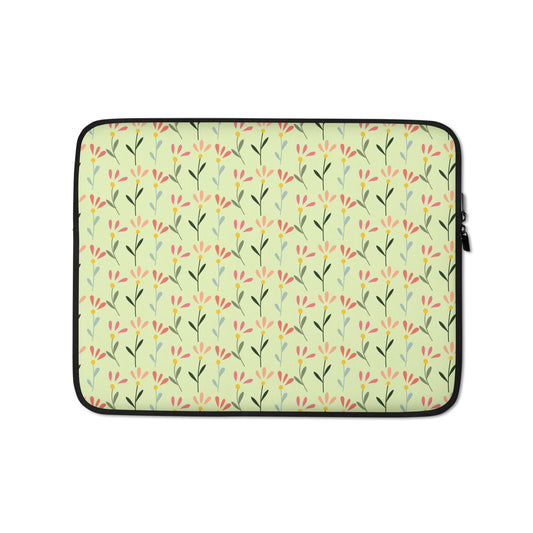 Funda para portátil - flores