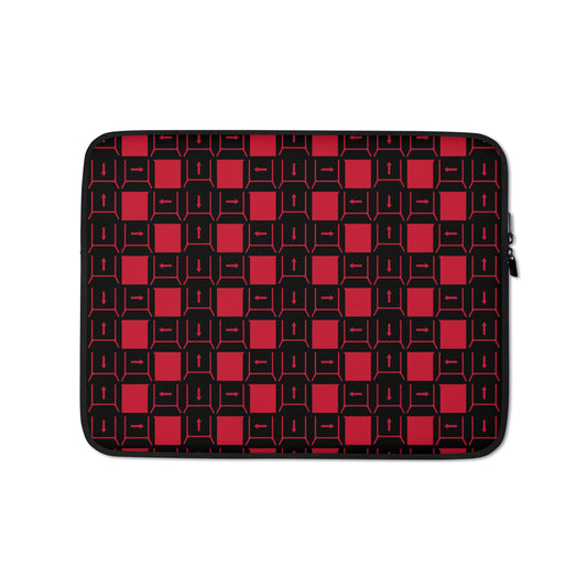 Funda para portátil rojo - teclado