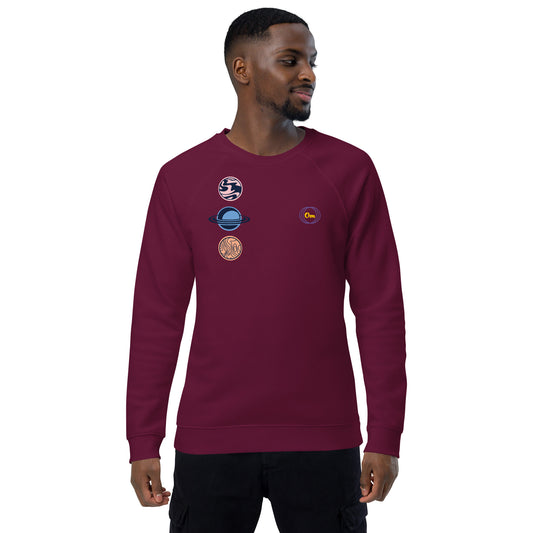 Sudadera orgánica Planetas om