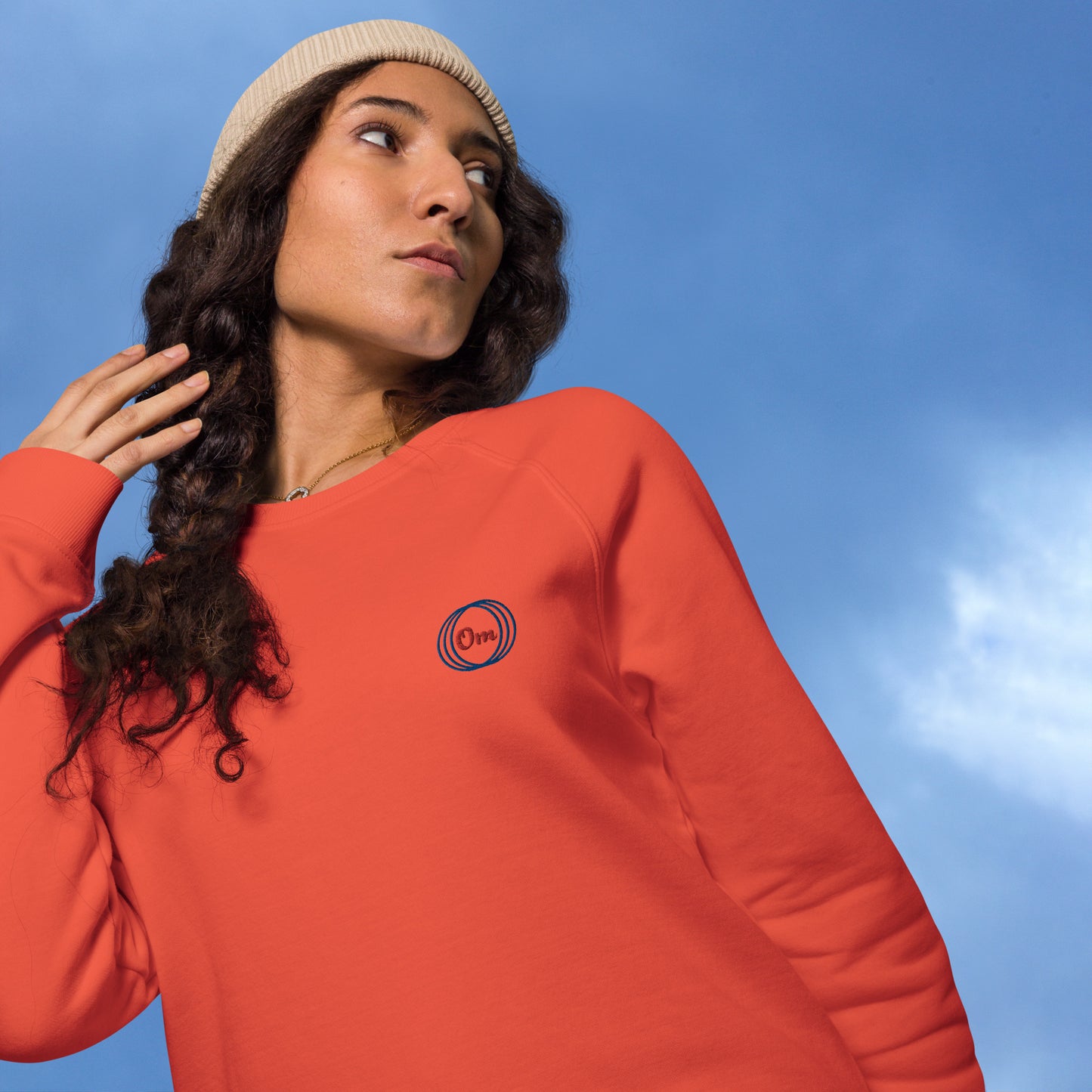 Sudadera orgánica unisex Om