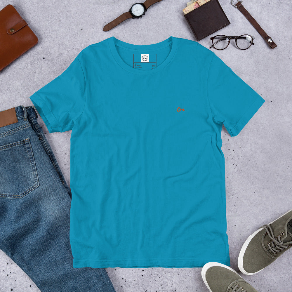 Om Vibrante: Camiseta de Lujo con Diseño Trascendental