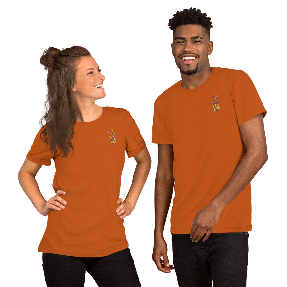 Camiseta unisex Piña invertida - Símbolo de amor para tí