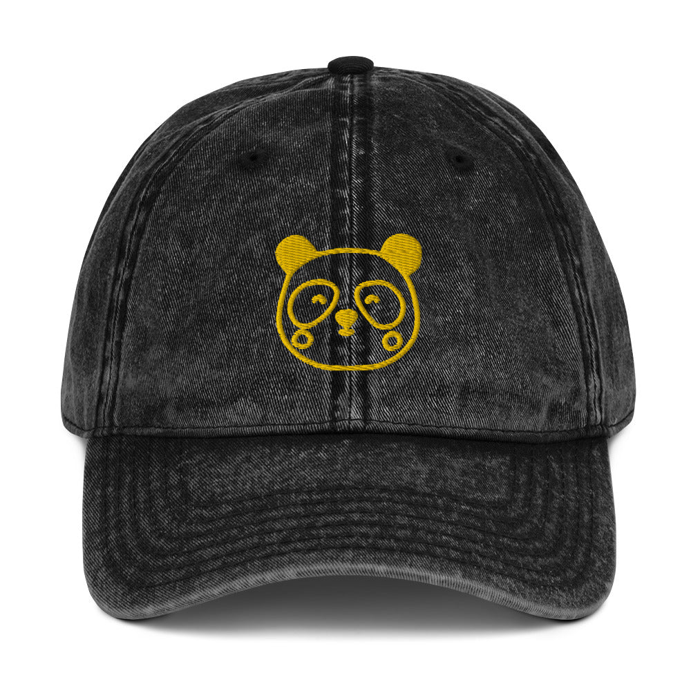 Gorra sarga algodón vintage Panda