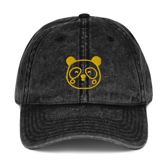 Gorra sarga algodón vintage Panda
