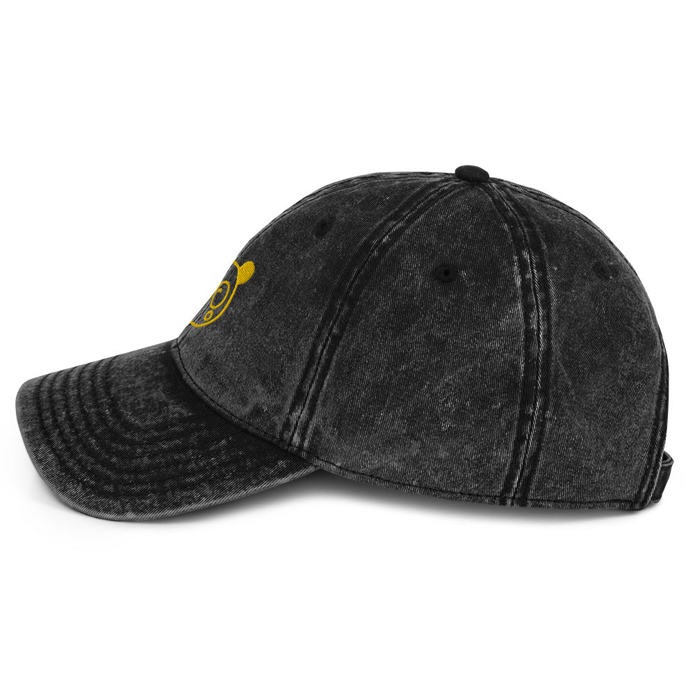 Gorra sarga algodón vintage Panda