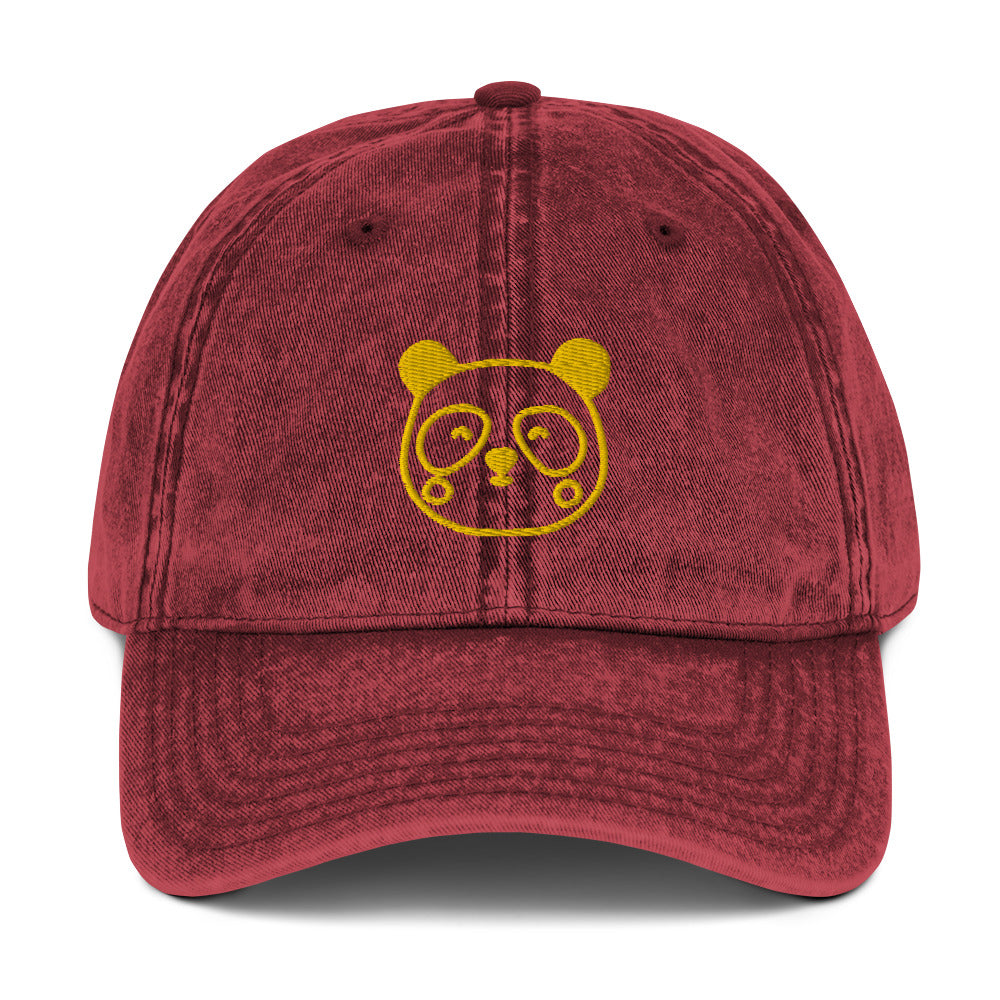 Gorra sarga algodón vintage Panda