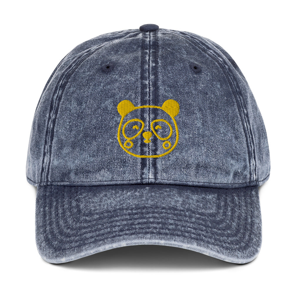 Gorra sarga algodón vintage Panda