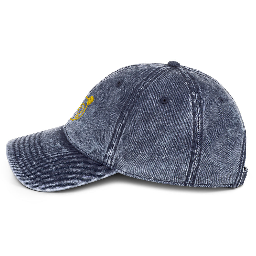 Gorra sarga algodón vintage Panda