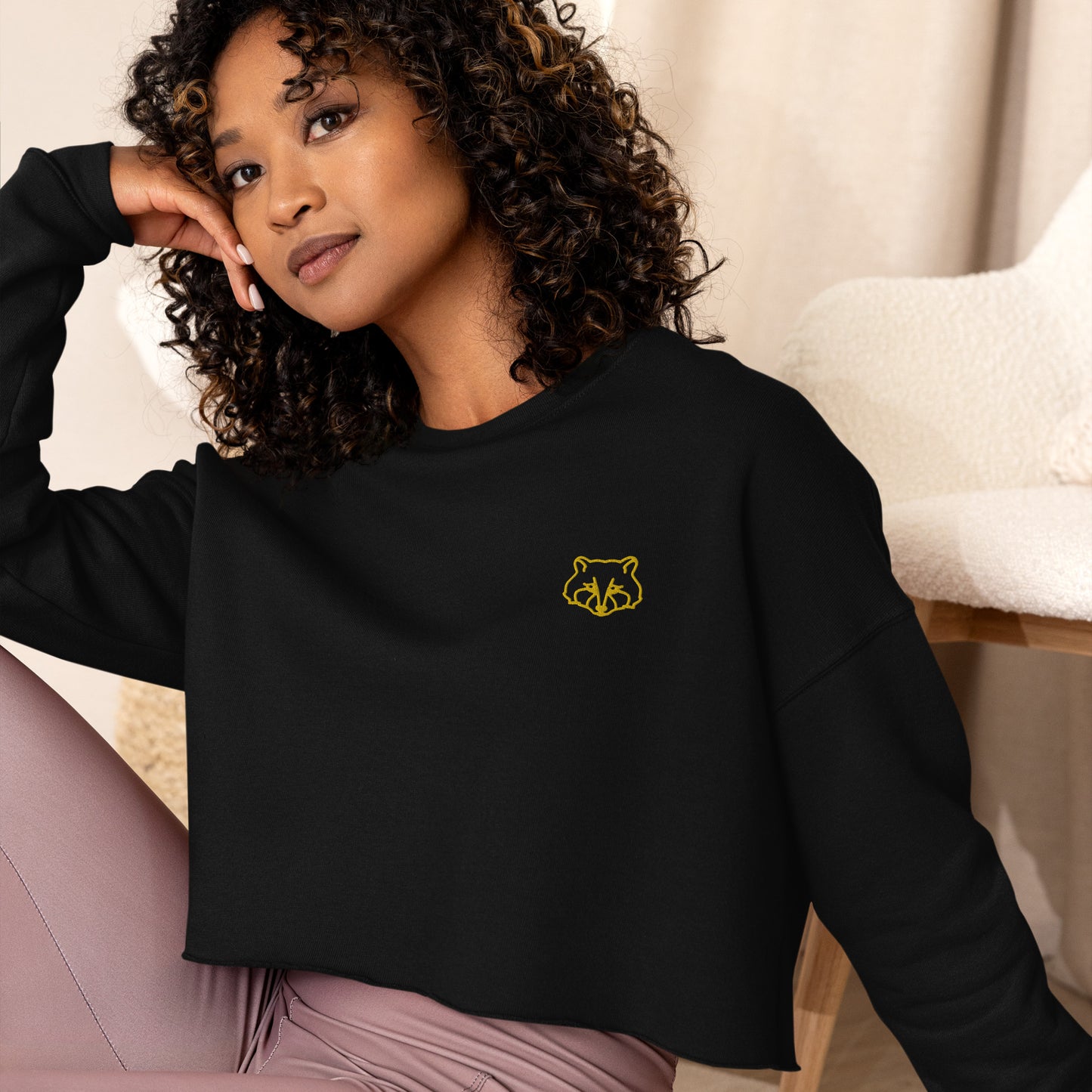 Sudadera corta Mapache