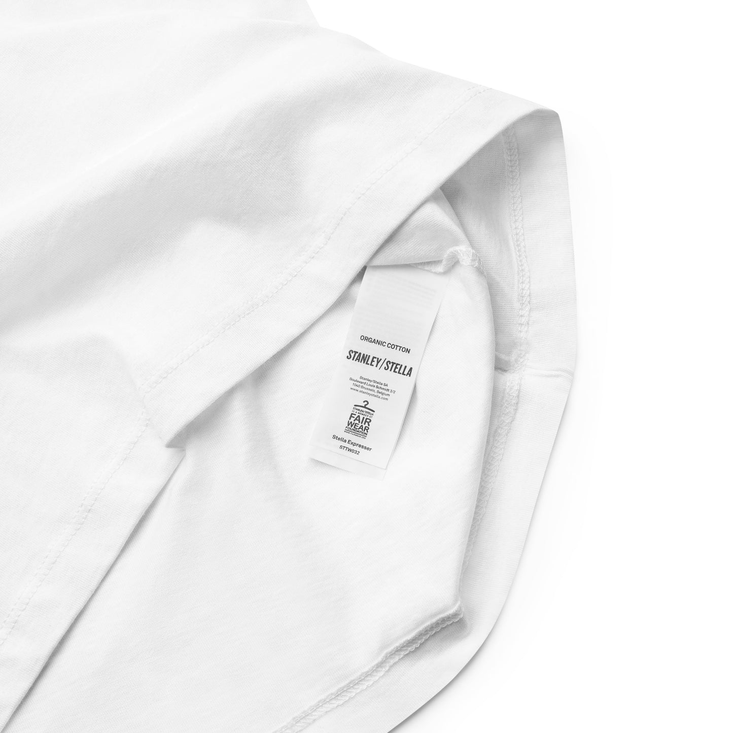 EcoChic Serenity: Women's Organic Fitted T-Shirt