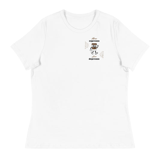 Camiseta ‘Café Vibes’ con Juego de Palabras Caffeinado