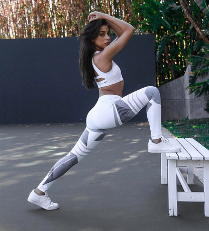 Leggings Deportivos Reflectantes de Cintura Alta | 6 Diseños Disponibles