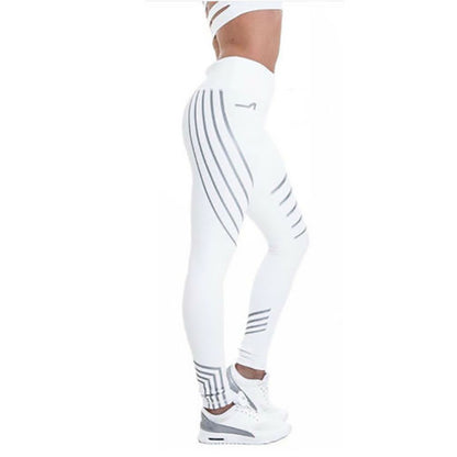 Leggings Deportivos Reflectantes de Cintura Alta | 6 Diseños Disponibles