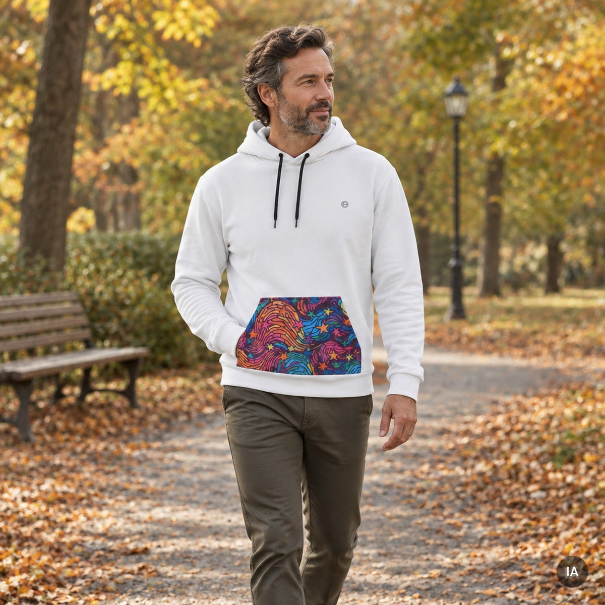 Sudadera con capucha Luz Interior con modelo generado por IA [hombre]