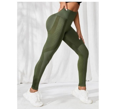 Leggings Deportivos Seamless Mujer · Ajuste Slim & Efecto Realce