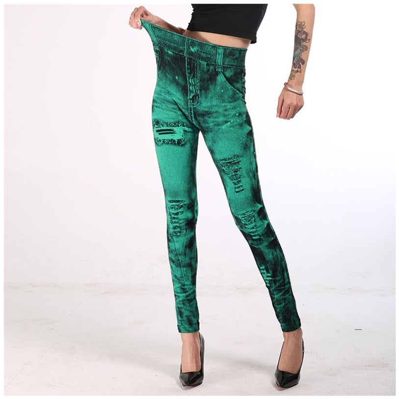 Leggings Efecto Jeans Mujer | Uso Diario · 8 Diseños Disponibles