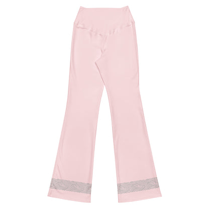 Leggings - Mallas anchas rosa claro deco gris