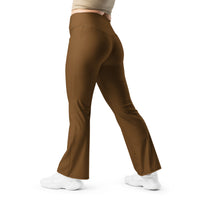 Leggings acampanados — Marrón