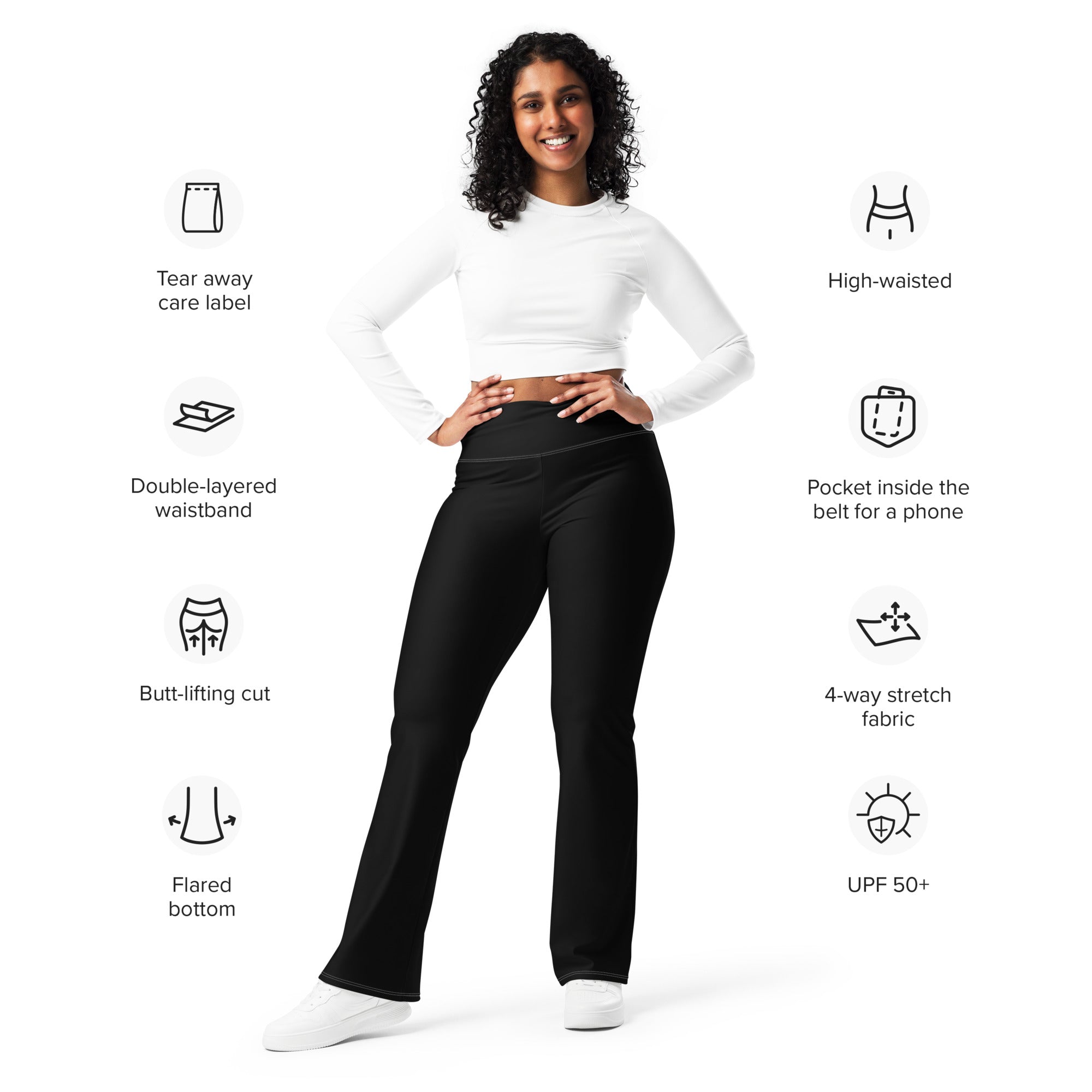 Flared leggings