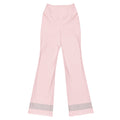 Leggings acampanado rosa claro decoraciones gris