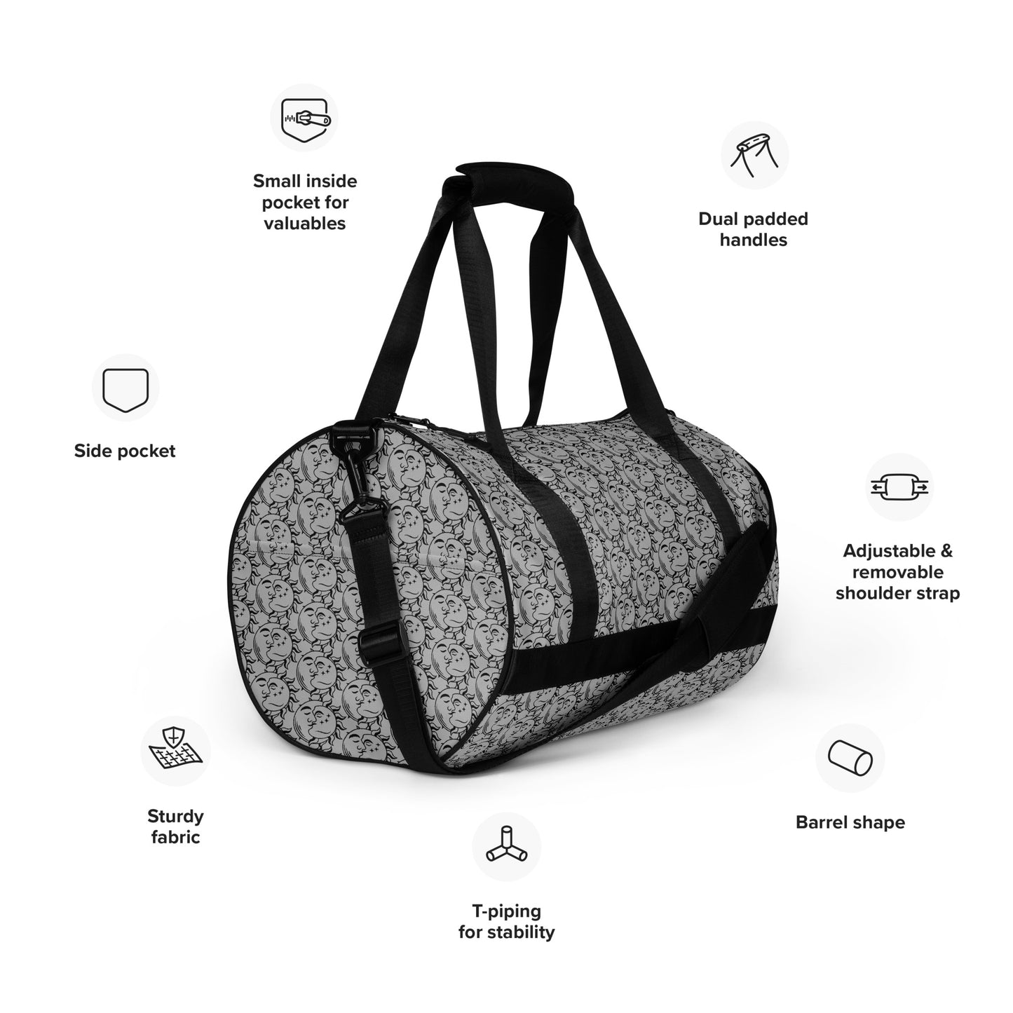 Bolsa Deportiva 'Fitness Chic' con Estampado Exclusivo